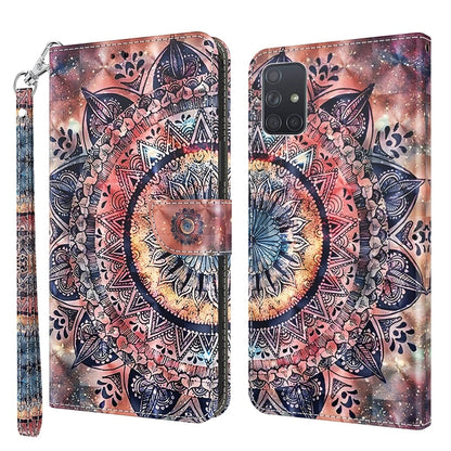 3D Painted Leather Phone Case, For Samsung Galaxy A32 5G, For Samsung Galaxy A51 4G, For Samsung Galaxy A71 4G, For Samsung Galaxy M33, For Samsung Galaxy M53, For Samsung Galaxy A13 5G / 4G