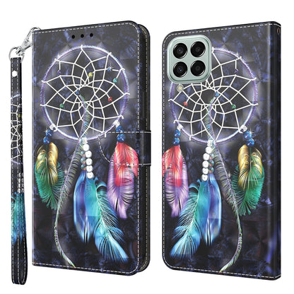 3D Painted Leather Phone Case, For Samsung Galaxy A32 5G, For Samsung Galaxy A51 4G, For Samsung Galaxy A71 4G, For Samsung Galaxy M33, For Samsung Galaxy M53, For Samsung Galaxy A13 5G / 4G