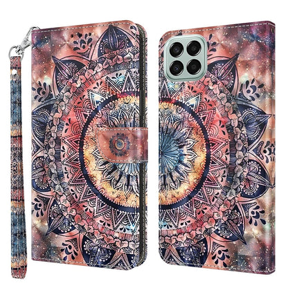 3D Painted Leather Phone Case, For Samsung Galaxy A32 5G, For Samsung Galaxy A51 4G, For Samsung Galaxy A71 4G, For Samsung Galaxy M33, For Samsung Galaxy M53, For Samsung Galaxy A13 5G / 4G