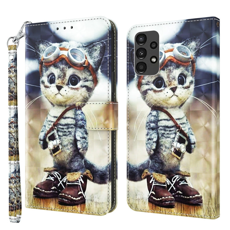3D Painted Leather Phone Case, For Samsung Galaxy A32 5G, For Samsung Galaxy A51 4G, For Samsung Galaxy A71 4G, For Samsung Galaxy M33, For Samsung Galaxy M53, For Samsung Galaxy A13 5G / 4G
