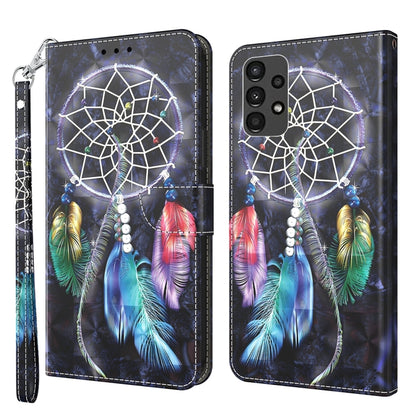 3D Painted Leather Phone Case, For Samsung Galaxy A32 5G, For Samsung Galaxy A51 4G, For Samsung Galaxy A71 4G, For Samsung Galaxy M33, For Samsung Galaxy M53, For Samsung Galaxy A13 5G / 4G