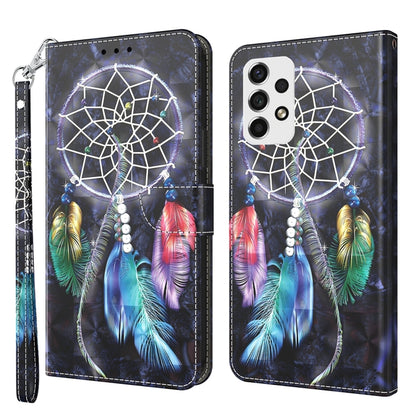 3D Painted Leather Phone Case, For Samsung Galaxy A33 5G, For Samsung Galaxy A52 5G / A52s, For Samsung Galaxy A53 5G, For Samsung Galaxy M13 4G / A23 / M23 5G, For Samsung Galaxy S20 FE, For Samsung Galaxy S21 FE 5G