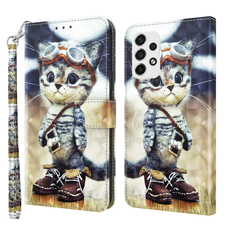3D Painted Leather Phone Case, For Samsung Galaxy A33 5G, For Samsung Galaxy A52 5G / A52s, For Samsung Galaxy A53 5G, For Samsung Galaxy M13 4G / A23 / M23 5G, For Samsung Galaxy S20 FE, For Samsung Galaxy S21 FE 5G