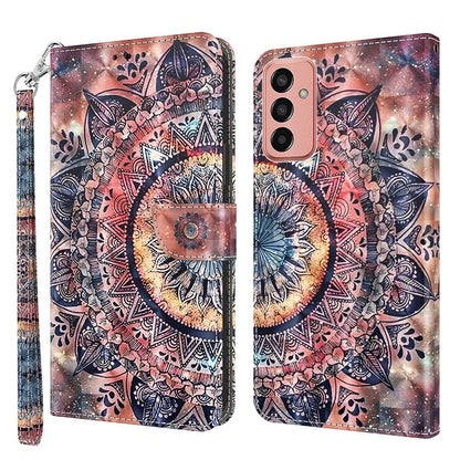 3D Painted Leather Phone Case, For Samsung Galaxy A33 5G, For Samsung Galaxy A52 5G / A52s, For Samsung Galaxy A53 5G, For Samsung Galaxy M13 4G / A23 / M23 5G, For Samsung Galaxy S20 FE, For Samsung Galaxy S21 FE 5G