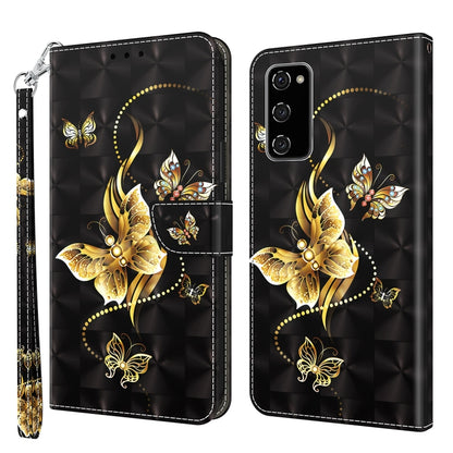 3D Painted Leather Phone Case, For Samsung Galaxy A33 5G, For Samsung Galaxy A52 5G / A52s, For Samsung Galaxy A53 5G, For Samsung Galaxy M13 4G / A23 / M23 5G, For Samsung Galaxy S20 FE, For Samsung Galaxy S21 FE 5G
