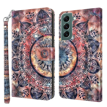 3D Painted Leather Phone Case, For Samsung Galaxy A33 5G, For Samsung Galaxy A52 5G / A52s, For Samsung Galaxy A53 5G, For Samsung Galaxy M13 4G / A23 / M23 5G, For Samsung Galaxy S20 FE, For Samsung Galaxy S21 FE 5G