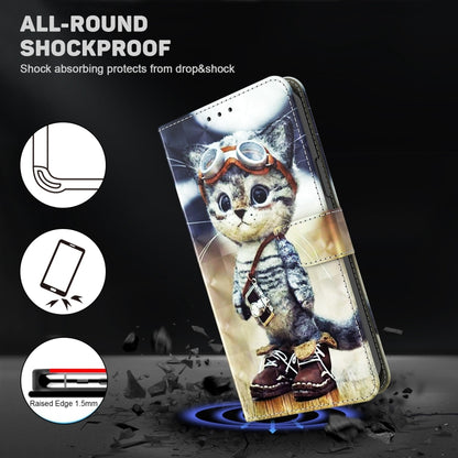 3D Painted Leather Phone Case, For iPhone 13 Pro, For iPhone 13 Pro Max, For iPhone 12 mini, For iPhone 12 / 12 Pro, For iPhone 12 Pro Max, For iPhone 11