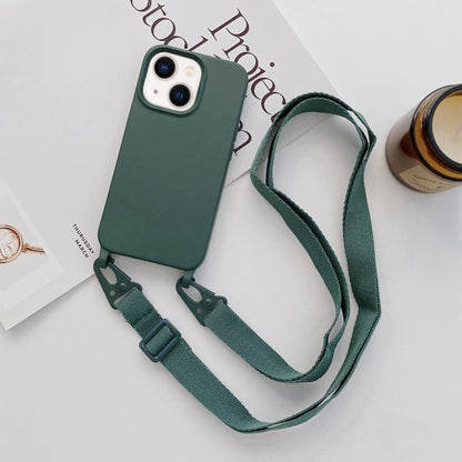 Elastic Silicone Lanyard Case, For iPhone 14, For iPhone 14 Plus, For iPhone 14 Pro, For iPhone 14 Pro Max