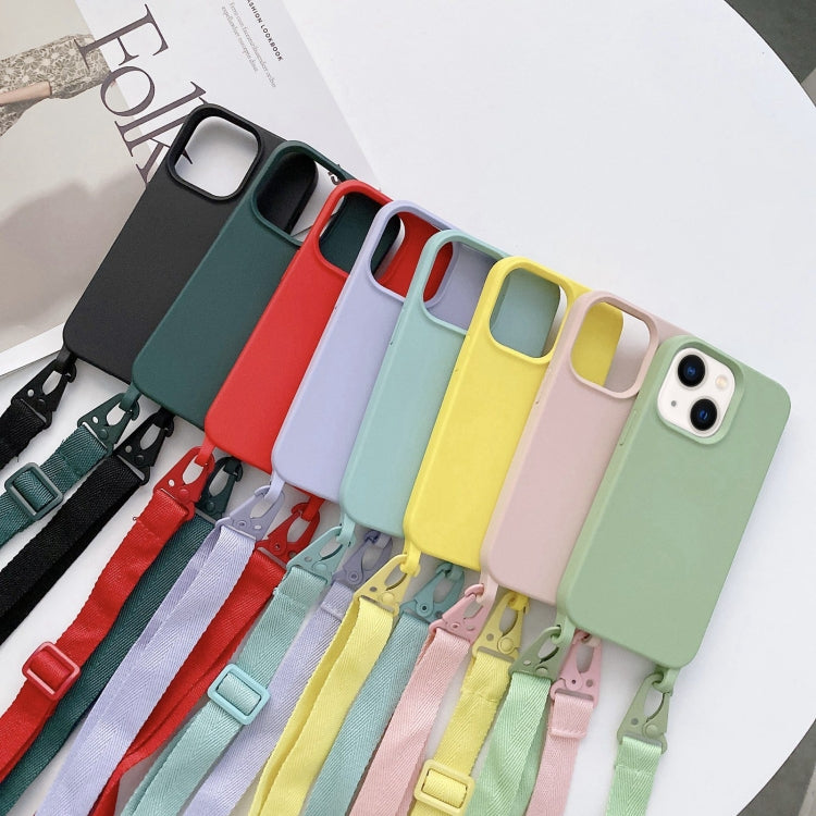 Elastic Silicone Lanyard Case, For iPhone 14, For iPhone 14 Plus, For iPhone 14 Pro, For iPhone 14 Pro Max
