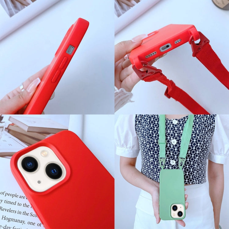 Elastic Silicone Lanyard Case, For iPhone 14, For iPhone 14 Plus, For iPhone 14 Pro, For iPhone 14 Pro Max