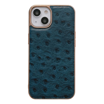 Genuine Leather Ostrich Texture Nano Case, For iPhone 13 Pro, For iPhone 13 Pro Max, For iPhone 13, For iPhone 14 Plus, For iPhone 14 Pro Max, For iPhone 14 Pro, For iPhone 14