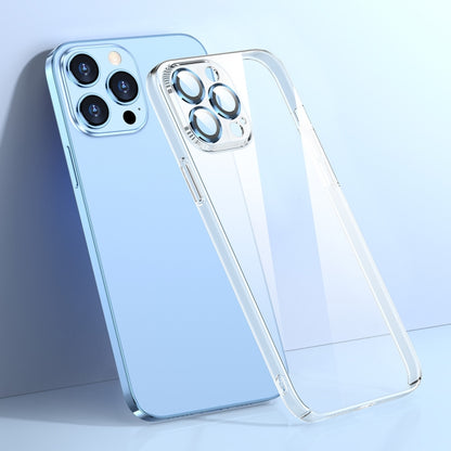 Glass Lens Film Clear PC Phone Case, For iPhone 14, For iPhone 14 Plus, For iPhone 14 Pro, For iPhone 14 Pro Max