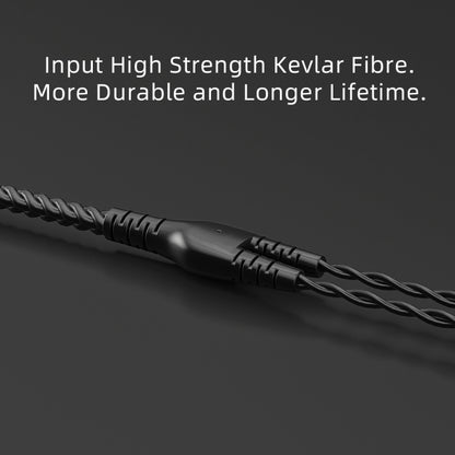 CVJ V2 1.25m Oxygen-free Copper Original 3.5mm Elbow Earphone Cable, 0.75mm No Mic, 0.78mm No Mic, MMCX No Mic, 0.75mm with Mic, 0.78mm with Mic, MMCX with Mic