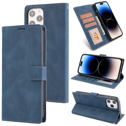 Fantasy Classic Skin-feel Calfskin Texture Leather Case, For iPhone 14, For iPhone 14 Plus, For iPhone 14 Pro, For iPhone 14 Pro Max