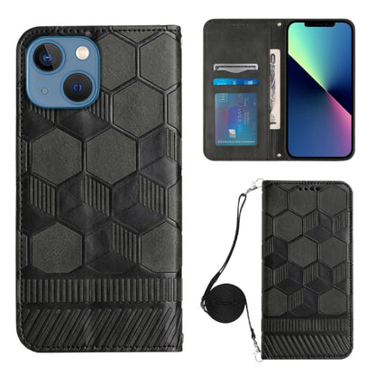Crossbody Football Texture Magnetic PU Phone Case, For iPhone 11, For iPhone 11 Pro, For iPhone 11 Pro Max, For iPhone 12, For iPhone 12 Mini, For iPhone 12 Pro, For iPhone 12 Pro Max, For iPhone 13