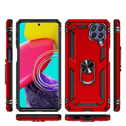 Shockproof TPU + PC Phone Case with 360 Degree Rotating Holder, For Samsung Galaxy M53 5G