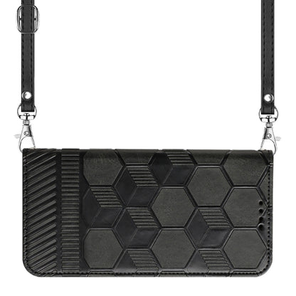 Crossbody Football Texture Magnetic PU Phone Case, For Samsung Galaxy A03 164mm, For Samsung Galaxy A03 166mm, For Samsung Galaxy A03S 164mm India, For Samsung Galaxy A03S 165.8mm US, For Samsung Galaxy A03S 166.5mm EU, For Samsung Galaxy A12 5G/M12/F1...