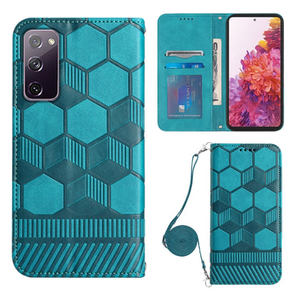 Crossbody Football Texture Magnetic PU Phone Case, For Samsung Galaxy A23 5G, For Samsung Galaxy A33 5G, For Samsung Galaxy A53 5G, For Samsung Galaxy A73 5G, For Samsung Galaxy S20 FE, For Samsung Galaxy S21 5G, For Samsung Galaxy S21 FE 5G           ...