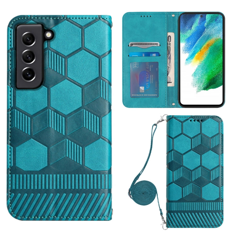 Crossbody Football Texture Magnetic PU Phone Case, For Samsung Galaxy A23 5G, For Samsung Galaxy A33 5G, For Samsung Galaxy A53 5G, For Samsung Galaxy A73 5G, For Samsung Galaxy S20 FE, For Samsung Galaxy S21 5G, For Samsung Galaxy S21 FE 5G           ...