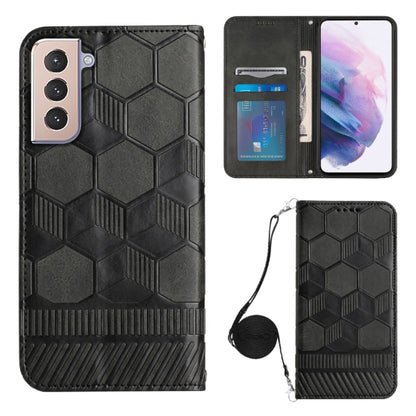 Crossbody Football Texture Magnetic PU Phone Case, For Samsung Galaxy A23 5G, For Samsung Galaxy A33 5G, For Samsung Galaxy A53 5G, For Samsung Galaxy A73 5G, For Samsung Galaxy S20 FE, For Samsung Galaxy S21 5G, For Samsung Galaxy S21 FE 5G           ...