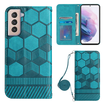 Crossbody Football Texture Magnetic PU Phone Case, For Samsung Galaxy A23 5G, For Samsung Galaxy A33 5G, For Samsung Galaxy A53 5G, For Samsung Galaxy A73 5G, For Samsung Galaxy S20 FE, For Samsung Galaxy S21 5G, For Samsung Galaxy S21 FE 5G           ...