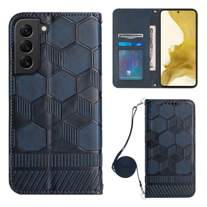 Crossbody Football Texture Magnetic PU Phone Case, For Samsung Galaxy S21 Ultra 5G, For Samsung Galaxy S22 5G, For Samsung Galaxy S22+ 5G, For Samsung Galaxy S22 Ultra 5G