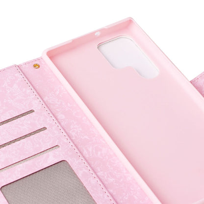 Bronzing Painting RFID Leather Case, For Samsung Galaxy S22 Ultra, For Samsung Galaxy S22 Plus, For Samsung Galaxy S22, For Samsung Galaxy S21 Ultra, For Samsung Galaxy S21 Plus, For Samsung Galaxy S21 FE 5G, For Samsung Galaxy S21 5G                  ...