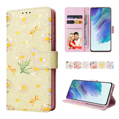 Bronzing Painting RFID Leather Case, For Samsung Galaxy S22 Ultra, For Samsung Galaxy S22 Plus, For Samsung Galaxy S22, For Samsung Galaxy S21 Ultra, For Samsung Galaxy S21 Plus, For Samsung Galaxy S21 FE 5G, For Samsung Galaxy S21 5G                  ...