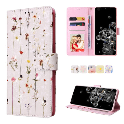 Bronzing Painting RFID Leather Case, For Samsung Galaxy S22 Ultra, For Samsung Galaxy S22 Plus, For Samsung Galaxy S22, For Samsung Galaxy S21 Ultra, For Samsung Galaxy S21 Plus, For Samsung Galaxy S21 FE 5G, For Samsung Galaxy S21 5G                  ...