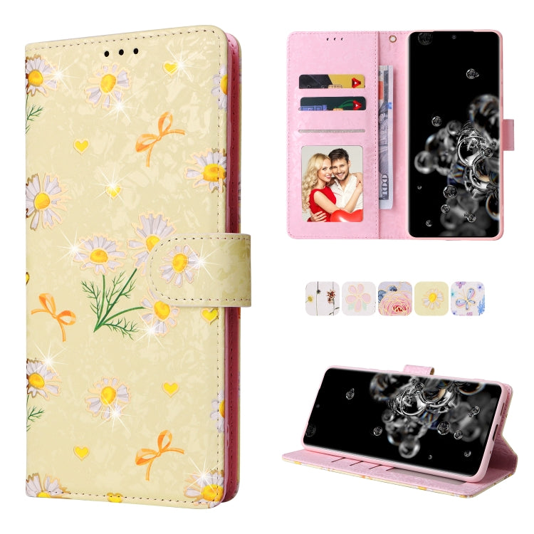 Bronzing Painting RFID Leather Case, For Samsung Galaxy S22 Ultra, For Samsung Galaxy S22 Plus, For Samsung Galaxy S22, For Samsung Galaxy S21 Ultra, For Samsung Galaxy S21 Plus, For Samsung Galaxy S21 FE 5G, For Samsung Galaxy S21 5G                  ...