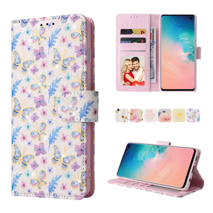 Bronzing Painting RFID Leather Case, For Samsung Galaxy S20 Plus, For Samsung Galaxy S20 FE, For Samsung Galaxy S20, For Samsung Galaxy S10 Plus, For Samsung Galaxy S10, For Samsung Galaxy S9 Plus, For Samsung Galaxy S9, For Samsung Galaxy S8