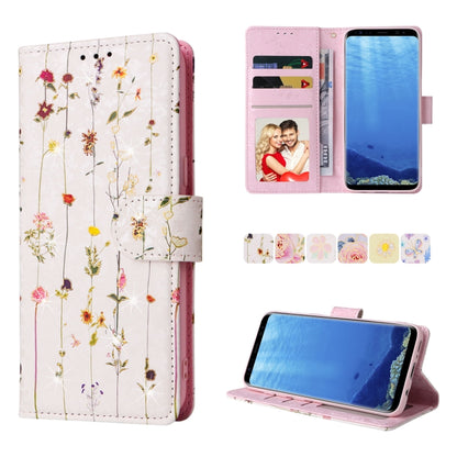 Bronzing Painting RFID Leather Case, For Samsung Galaxy S20 Plus, For Samsung Galaxy S20 FE, For Samsung Galaxy S20, For Samsung Galaxy S10 Plus, For Samsung Galaxy S10, For Samsung Galaxy S9 Plus, For Samsung Galaxy S9, For Samsung Galaxy S8
