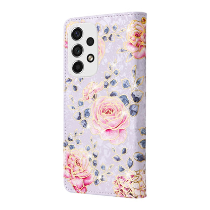 Bronzing Painting RFID Leather Case, For Samsung Galaxy A53 5G, For Samsung Galaxy A52 5G, For Samsung Galaxy A51, For Samsung Galaxy A33 5G, For Samsung Galaxy A32 5G, For Samsung Galaxy A32 4G, For Samsung Galaxy A23 4G, For Samsung Galaxy A22 5G