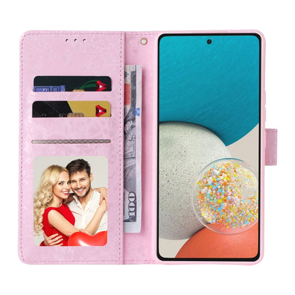 Bronzing Painting RFID Leather Case, For Samsung Galaxy A53 5G, For Samsung Galaxy A52 5G, For Samsung Galaxy A51, For Samsung Galaxy A33 5G, For Samsung Galaxy A32 5G, For Samsung Galaxy A32 4G, For Samsung Galaxy A23 4G, For Samsung Galaxy A22 5G