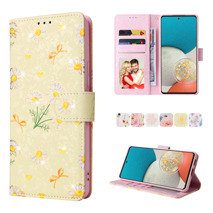 Bronzing Painting RFID Leather Case, For Samsung Galaxy A53 5G, For Samsung Galaxy A52 5G, For Samsung Galaxy A51, For Samsung Galaxy A33 5G, For Samsung Galaxy A32 5G, For Samsung Galaxy A32 4G, For Samsung Galaxy A23 4G, For Samsung Galaxy A22 5G