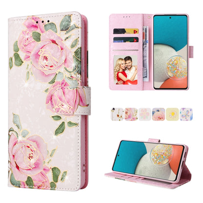 Bronzing Painting RFID Leather Case, For Samsung Galaxy A53 5G, For Samsung Galaxy A52 5G, For Samsung Galaxy A51, For Samsung Galaxy A33 5G, For Samsung Galaxy A32 5G, For Samsung Galaxy A32 4G, For Samsung Galaxy A23 4G, For Samsung Galaxy A22 5G