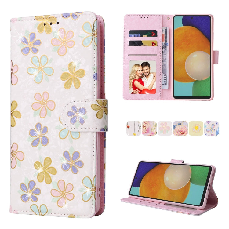 Bronzing Painting RFID Leather Case, For Samsung Galaxy A53 5G, For Samsung Galaxy A52 5G, For Samsung Galaxy A51, For Samsung Galaxy A33 5G, For Samsung Galaxy A32 5G, For Samsung Galaxy A32 4G, For Samsung Galaxy A23 4G, For Samsung Galaxy A22 5G