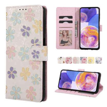 Bronzing Painting RFID Leather Case, For Samsung Galaxy A53 5G, For Samsung Galaxy A52 5G, For Samsung Galaxy A51, For Samsung Galaxy A33 5G, For Samsung Galaxy A32 5G, For Samsung Galaxy A32 4G, For Samsung Galaxy A23 4G, For Samsung Galaxy A22 5G
