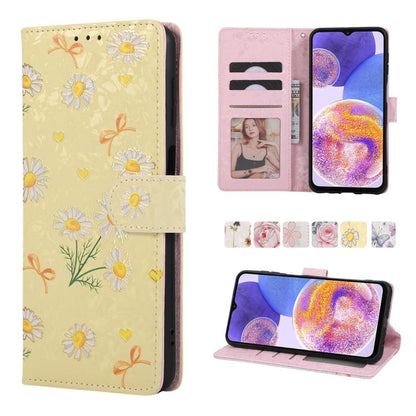 Bronzing Painting RFID Leather Case, For Samsung Galaxy A53 5G, For Samsung Galaxy A52 5G, For Samsung Galaxy A51, For Samsung Galaxy A33 5G, For Samsung Galaxy A32 5G, For Samsung Galaxy A32 4G, For Samsung Galaxy A23 4G, For Samsung Galaxy A22 5G