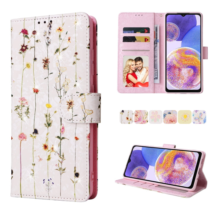 Bronzing Painting RFID Leather Case, For Samsung Galaxy A53 5G, For Samsung Galaxy A52 5G, For Samsung Galaxy A51, For Samsung Galaxy A33 5G, For Samsung Galaxy A32 5G, For Samsung Galaxy A32 4G, For Samsung Galaxy A23 4G, For Samsung Galaxy A22 5G