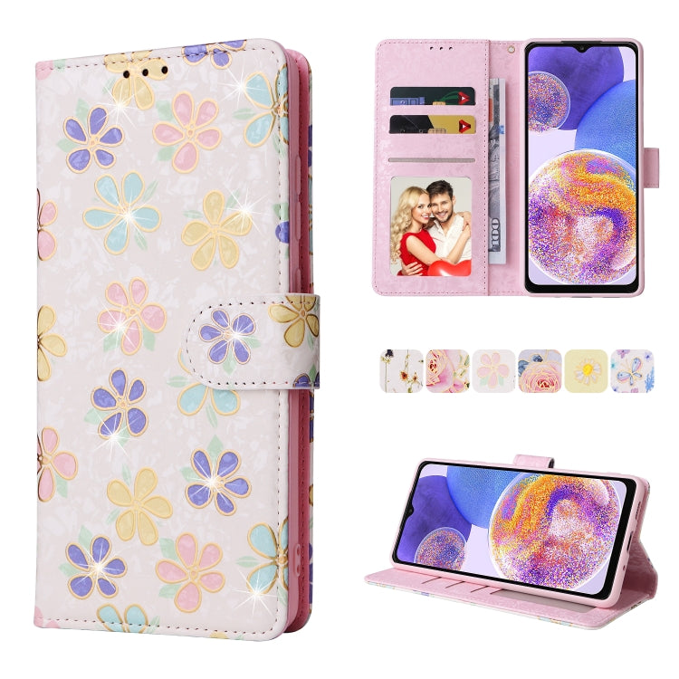 Bronzing Painting RFID Leather Case, For Samsung Galaxy A53 5G, For Samsung Galaxy A52 5G, For Samsung Galaxy A51, For Samsung Galaxy A33 5G, For Samsung Galaxy A32 5G, For Samsung Galaxy A32 4G, For Samsung Galaxy A23 4G, For Samsung Galaxy A22 5G