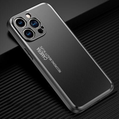 Light and Shadow Series Frosted Metal Phone Case, For iPhone 14, For iPhone 14 Plus, For iPhone 14 Pro, For iPhone 14 Pro Max