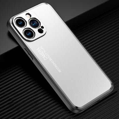 Light and Shadow Series Frosted Metal Phone Case, For iPhone 14, For iPhone 14 Plus, For iPhone 14 Pro, For iPhone 14 Pro Max
