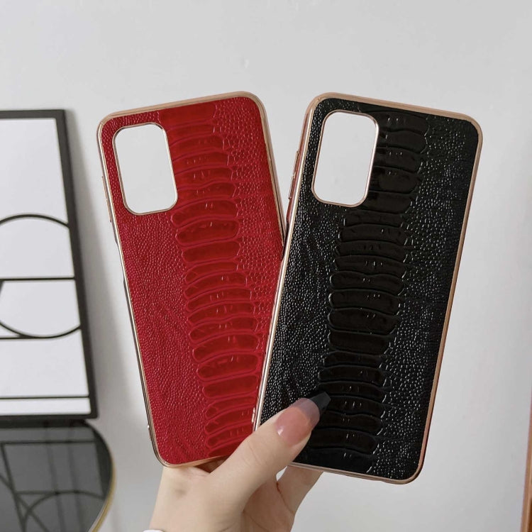 Genuine Leather Weilai Series Nano Electroplating Phone Case, For Samsung Galaxy A13 4G, For Samsung Galaxy A23 4G, For Samsung Galaxy A23 5G, For Samsung Galaxy A33 5G, For Samsung Galaxy A53 5G, For Samsung Galaxy A73 5G, For Samsung Galaxy S22 Ultra 5G