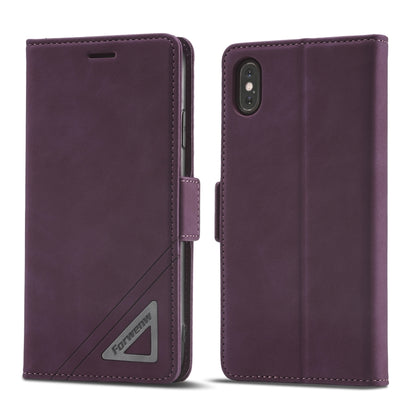 Forwenw Dual-side Buckle Leather Phone Case, For iPhone XS Max, For iPhone SE 2022 / SE 2020 / 7 / 8, For iPhone 7 Plus / 8 Plus