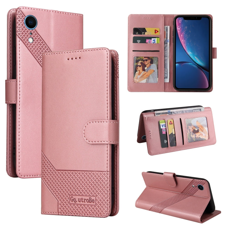 GQUTROBE Skin Feel Magnetic Leather Phone Case, For iPhone 11, For iPhone XR, For iPhone XS Max, For iPhone XS / X, For iPhone SE 2022 / SE 2020 / 8 / 7, For iPhone 8 Plus / 7 Plus