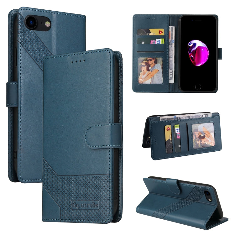 GQUTROBE Skin Feel Magnetic Leather Phone Case, For iPhone 11, For iPhone XR, For iPhone XS Max, For iPhone XS / X, For iPhone SE 2022 / SE 2020 / 8 / 7, For iPhone 8 Plus / 7 Plus