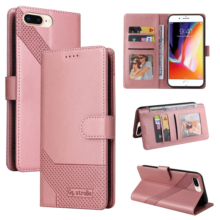 GQUTROBE Skin Feel Magnetic Leather Phone Case, For iPhone 11, For iPhone XR, For iPhone XS Max, For iPhone XS / X, For iPhone SE 2022 / SE 2020 / 8 / 7, For iPhone 8 Plus / 7 Plus