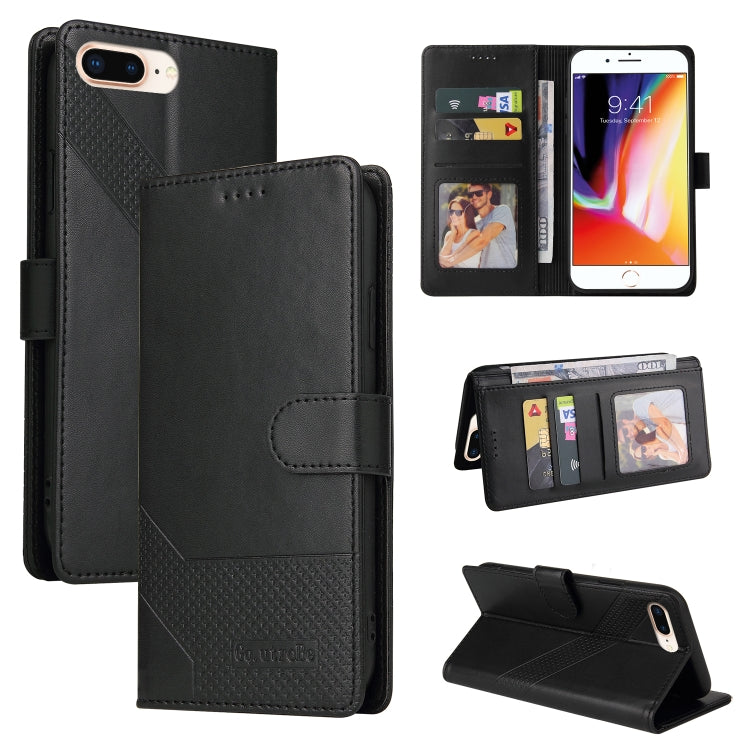 GQUTROBE Skin Feel Magnetic Leather Phone Case, For iPhone 11, For iPhone XR, For iPhone XS Max, For iPhone XS / X, For iPhone SE 2022 / SE 2020 / 8 / 7, For iPhone 8 Plus / 7 Plus