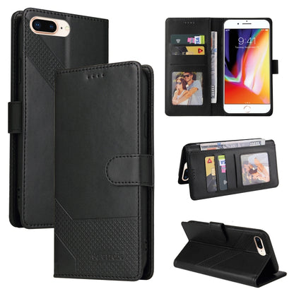 GQUTROBE Skin Feel Magnetic Leather Phone Case, For iPhone 11, For iPhone XR, For iPhone XS Max, For iPhone XS / X, For iPhone SE 2022 / SE 2020 / 8 / 7, For iPhone 8 Plus / 7 Plus